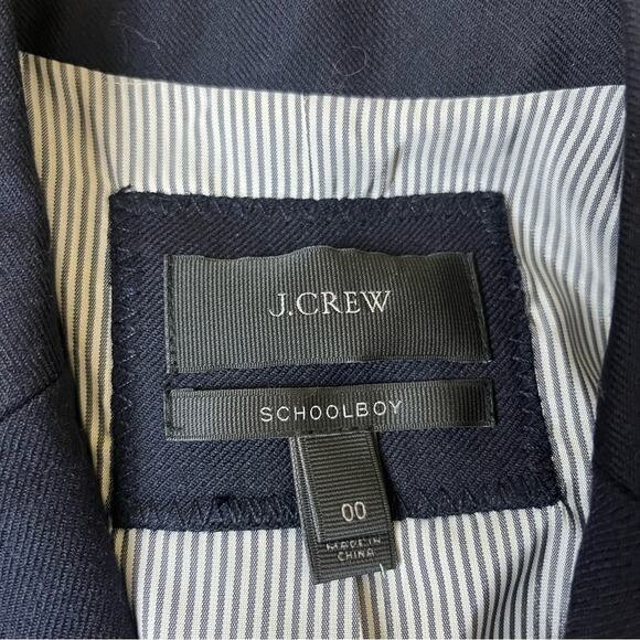 J. Crew Navy Blue Schoolboy Blazer - Picture 7 of 8